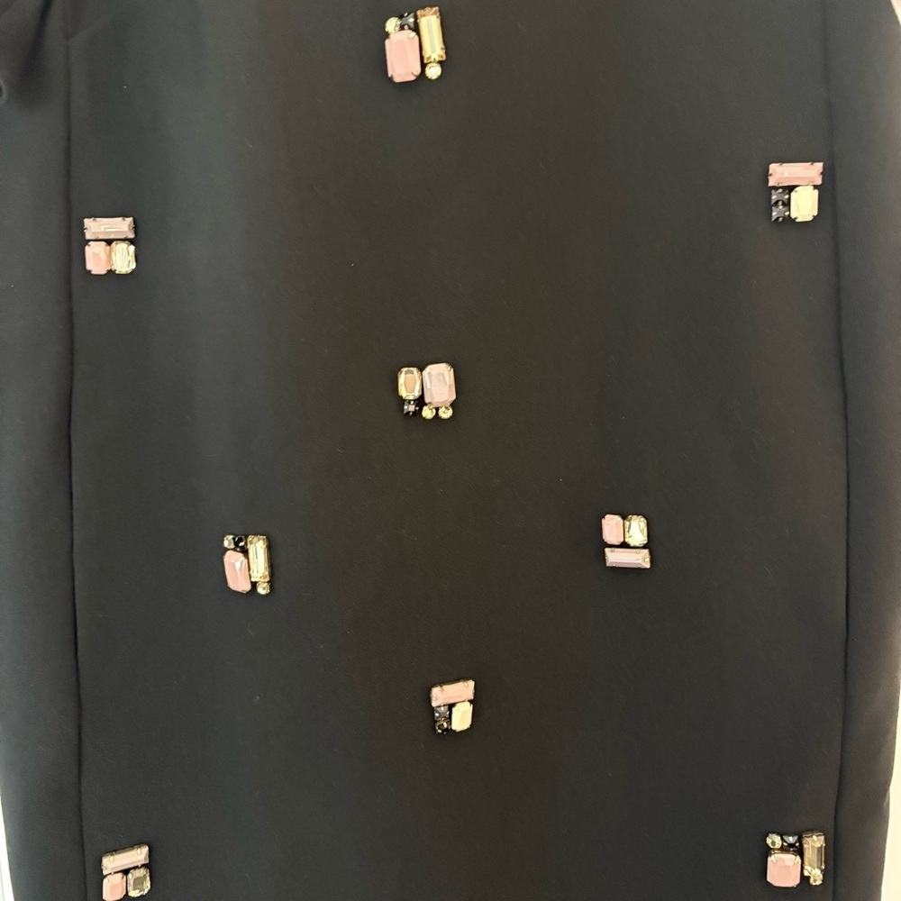 Kate Spade Women’s Black Embellished Short Sleeve Shift Dress - Picture 5 of 12